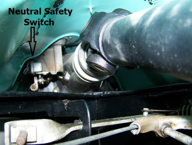 1963 ford thunderbird neutral safety switch