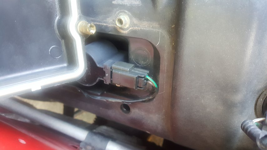 Tbird coil job cover bolt insert pulled out.jpg