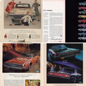 Ford Thunderbird Magazine Ads