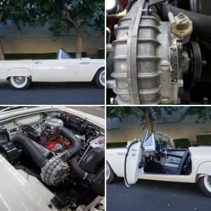 Supercharged 1957 Ford Thunderbird-F-Code