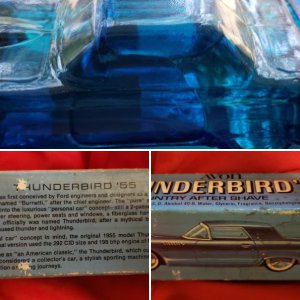 AVON Aftershave 1955 Ford Thunderbird