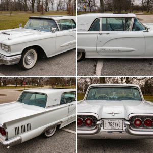 1960 Ford Thunderbird Sunroof Coupe
