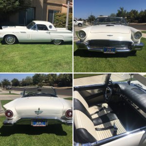 1957 Ford Thunderbird same owner for 61 years!