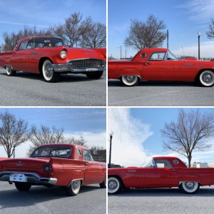 1957 Ford Thunderbird Torch Red