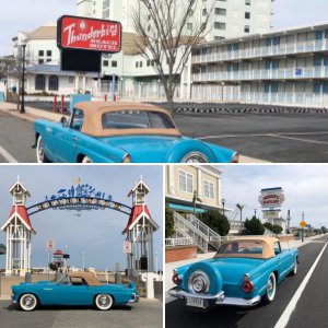 1956 Ford Thunderbird- Ocean City, MD Beach