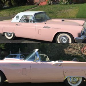 1957 Pretty in Pink Thunderbird