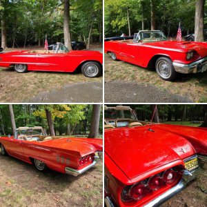 1960 Ford Thunderbird Red