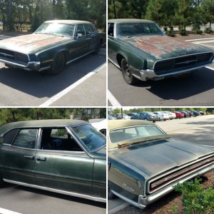 1967 Fordor Dark Ivy Green with a 428