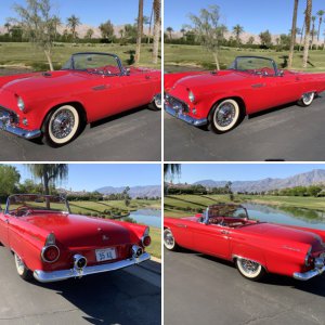 1955 Ford Thunderbird Torch Red (R)