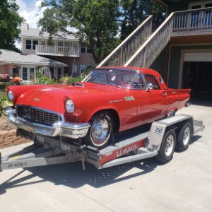 1957 Ford Thunderbird Red