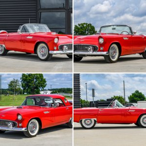 1956 Ford Thunderbird Torch Red