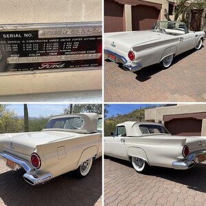 Beautiful 1957 E-Code Ford Thunderbird in Carefree, AZ