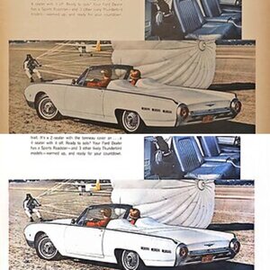 1962 Ford Thunderbird Look Magazine Advertisement July 1962