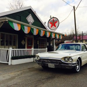 1965 Ford Thunderbird Convertible at Old General Store