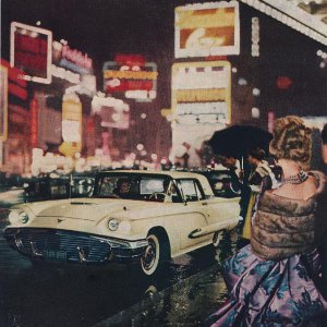 1959 Ford Thunderbird Times Square New York