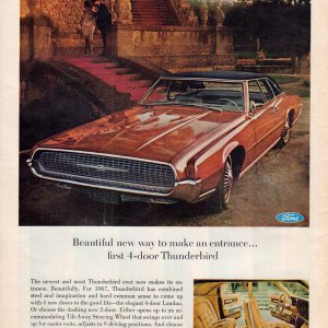 1967 Ford Thunderbird Four Door T-Bird Landau Top
