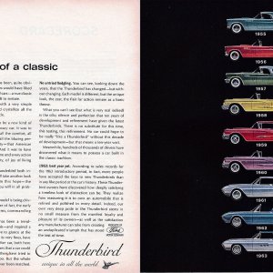 1955-1963 Ford Thunderbird