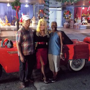 Jerry and Wilma Drayton owners with Miss Parton