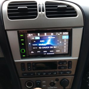 New stereo with backup camera