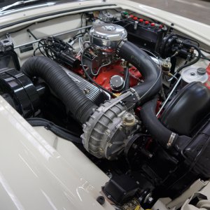 Supercharged 1957 Ford Thunderbird-F-Code Factory Installed Supercharger Photo
