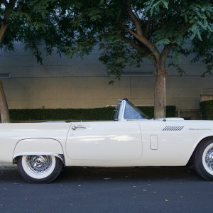 Supercharged 1957 Ford Thunderbird-F-Code Side View