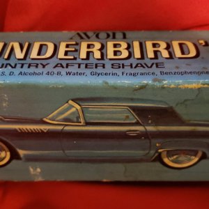 AVON Aftershave Box 1955 Ford Thunderbird