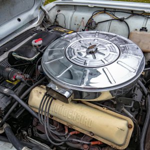 1960 Ford Thunderbird Engine Bay