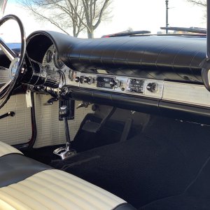 1957 Ford Thunderbird Passenger's Side Dash