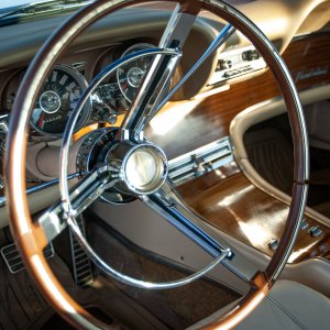 1963 Ford Thunderbird Landau Coupe steering wheel