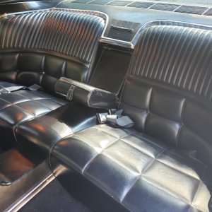 1966 Ford Thunderbird Town Landau Rear Seat