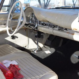 1957 Ford Thunderbird Dusk Rose Interior