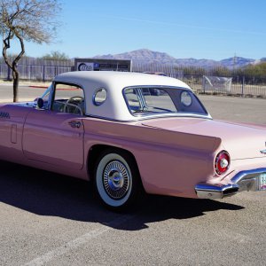 1957 Ford Thunderbird Dusk Rose Driver's Side View
