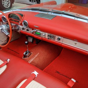 1955 Ford Thunderbird  Dash Passenger's Side