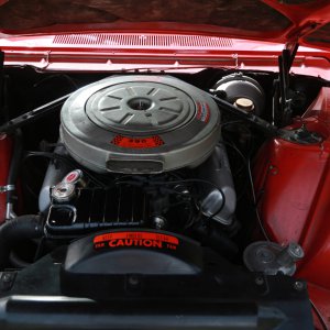 1962 Ford Thunderbird Convertible Engine Bay
