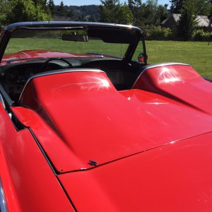 1962 Ford Thunderbird roadster style tonneau cover