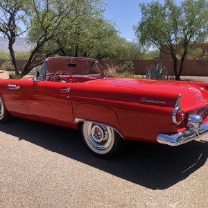 1955 Torch Red Ford Thunderbird