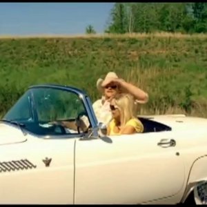 1955 Ford Thunderbird in Music Video