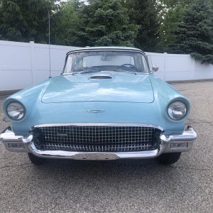 1957 E-Code Ford Thunderbird Front View