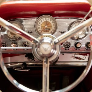 1960 Stainless Steel Ford Thunderbird- Steering Wheel
