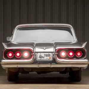 1960 Stainless Steel Ford Thunderbird- Rear View