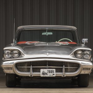 1960 Stainless Steel Ford Thunderbird- Front View