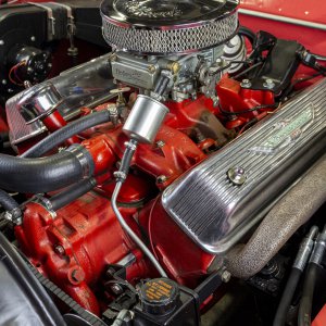 1956 Ford Thunderbird Engine Bay