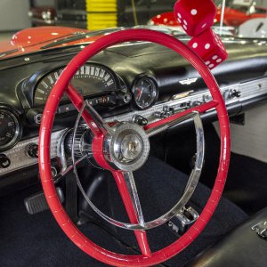 1956 Ford Thunderbird steering wheel