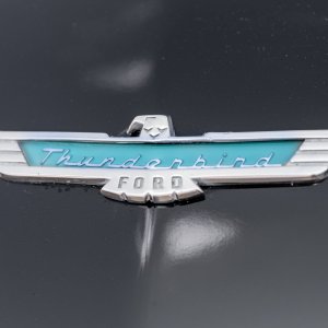 Black 1957 Ford Thunderbird