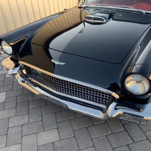 1957 Ford Thunderbird Black Hood