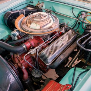 1955 Ford Thunderbird Engine Bay