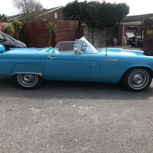 1956 Ford Thunderbird Hamshire, UK