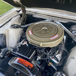 1963 Ford Thunderbird Sports Roadster Engine Bay