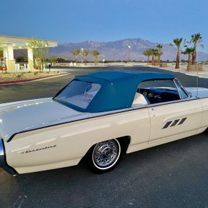 1963 Ford Thunderbird Sport Roadster Soft Top up