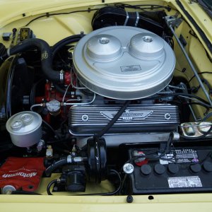 1957 Ford Thunderbird E Code Rear Bumper View  312 2x4 BBL V8